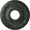 Ekena Millwork Blackthorn Medallion (Canopies up to 4 7/8"), 11 3/4"OD x 3 5/8"ID x 1"P, Painted Turtle Crackle CM11BLPTC - alternate 1